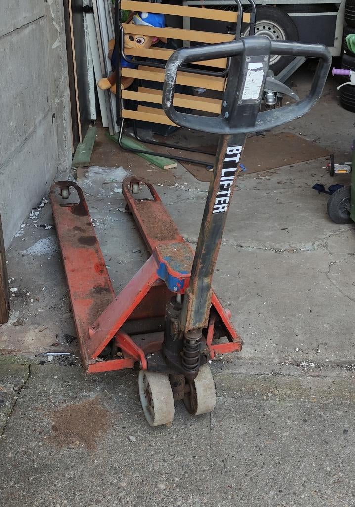 Transpalet, Ophalen, Gebruikt