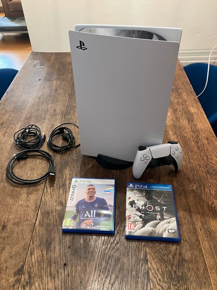 PlayStation 5 ps5 disc editie, Games en Spelcomputers, Spelcomputers | Sony PlayStation 5, Gebruikt, Playstation 5, Ophalen