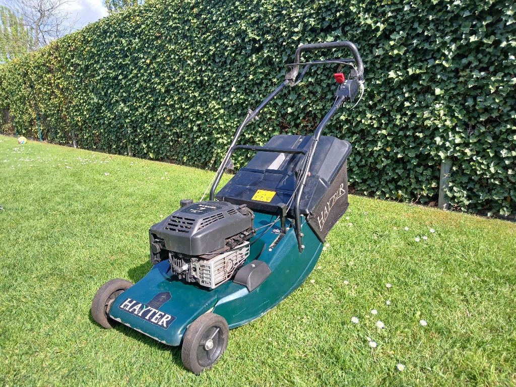 Grasmaaier hayter, Ophalen, Cirkelmaaier, Zo goed als nieuw, Opvangzak