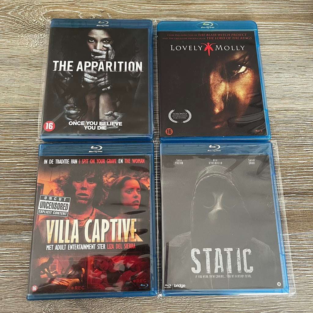 Horror Blu-ray Bundle (4 Films) | NLO, Ophalen of Verzenden, Zo goed als nieuw, Horror