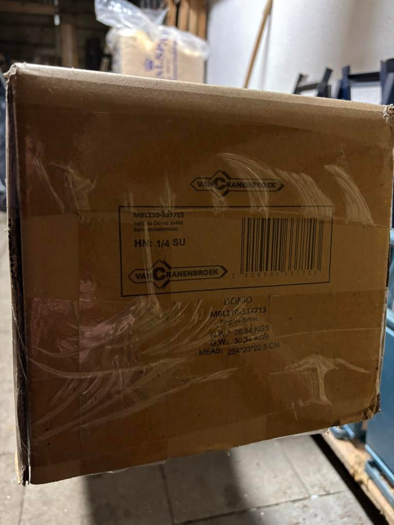 Pergola met lamellen 4x3x2.5m in grijs anthraciet kleur, Tuin en Terras, Ophalen, Nieuw