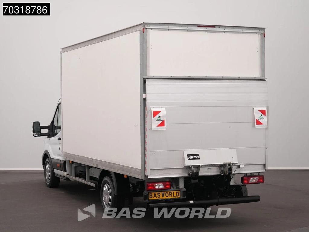 Ford Transit 130pk Laadklep Bakwagen Airco Cruise Euro6 Meub, Stof, Euro 6, 4 cilinders, Wit