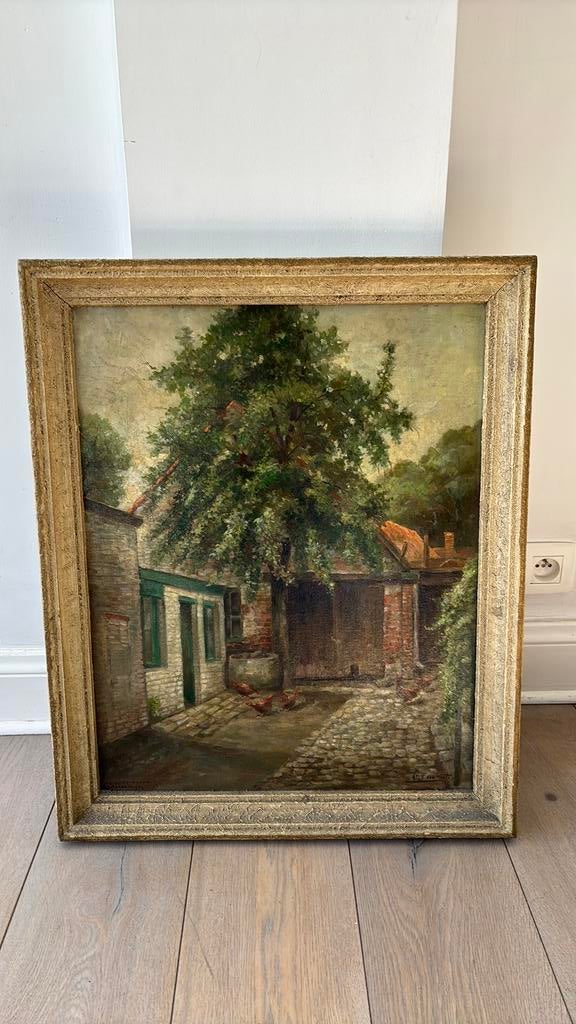 Schilderij olieverf Adolf Van Neste 1880 - 1959, Ophalen