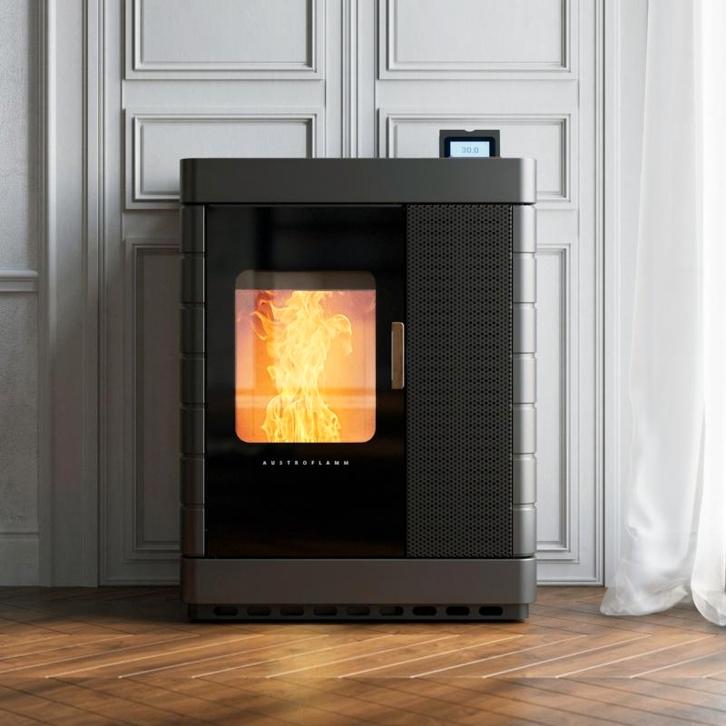 Austroflamm Scotty Duo pelletkachel en houtkachel in één, Maison & Meubles, Accessoires pour la Maison | Autre, Neuf, Enlèvement ou Envoi