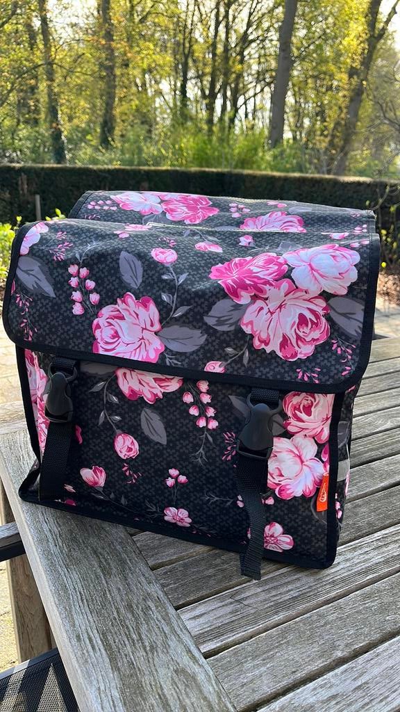 Dubbele fietstas new looxs, Fietsen en Brommers, Ophalen, Zo goed als nieuw