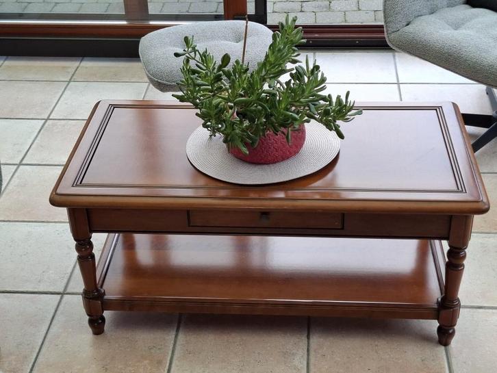 Table de salon en merisier, Maison & Meubles, Tables | Tables de salon, Utilisé, Moins de 50 cm, 50 à 100 cm, 50 à 100 cm, Rectangulaire