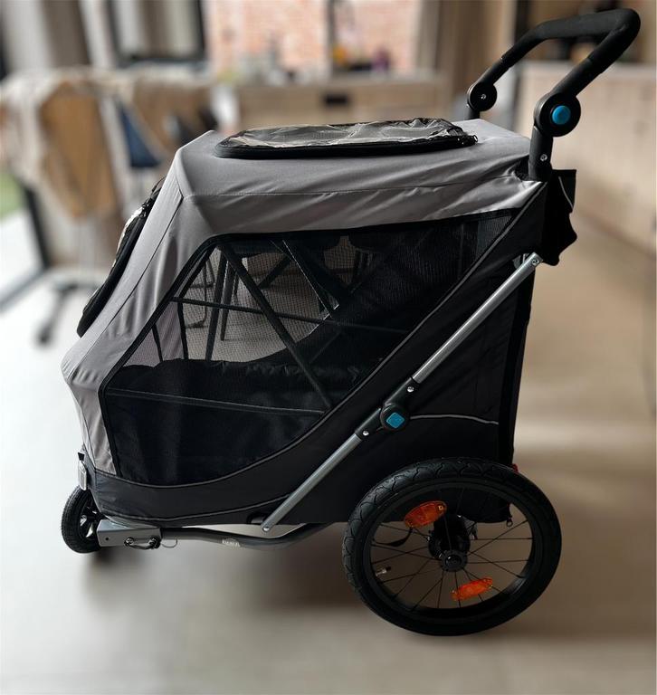 Splinternieuwe opvouwbare hondenfietskar + buggyfunctie, Fietsen en Brommers, Fietsaccessoires | Aanhangwagens en Karren, Nieuw