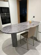 Table et plan travail en granit, Huis en Inrichting, Tafels | Eettafels, Ophalen, Zo goed als nieuw, Vierkant