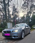 BMW 520d X-drive break aut., Autos, Cuir, Argent ou Gris, Euro 6, Noir