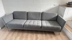 Canapé 3 places gris clair, Maison & Meubles, Canape Osaka assise capitonnee, 200 à 250 cm, Banc droit, Enlèvement