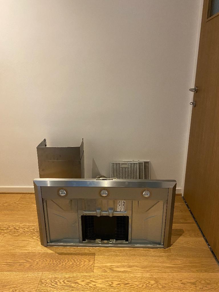 Dampkap Bosch Type: HBD-HE82-8, Ophalen, Gebruikt, Wandschouwkap, 400 tot 600 m³ per uur