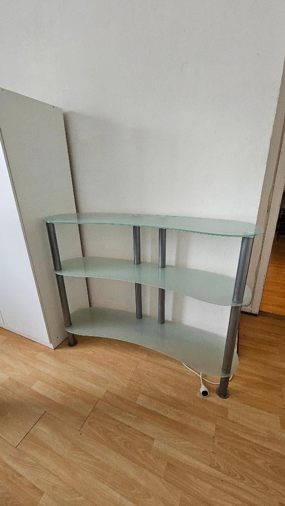 Etagère en verre, Enlèvement, Comme neuf