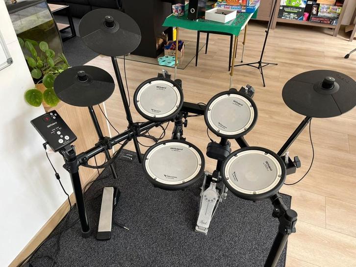 Roland TD1-DMK e-Drumstel - Ideaal voor beginners!, Muziek en Instrumenten, Drumstellen en Slagwerk, Gebruikt, Roland, Elektronisch