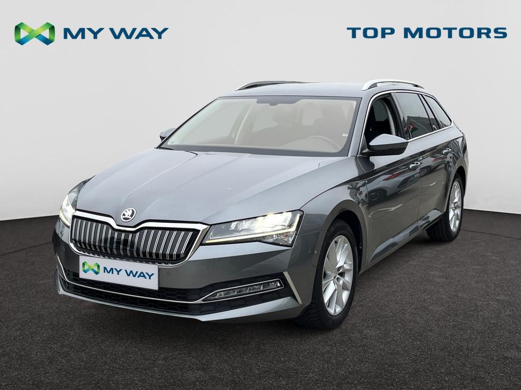 Skoda Superb Combi PHEV PHEV*217PK*CARPLAY*TREKHAAK*MEMORY S, Auto's, Automaat, Break, Navigatiesysteem, Hybride Elektrisch/Benzine