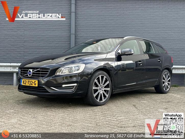 Volvo V60 2.4 D5 Twin Engine Special Edition | Leder | Stoel, Autos, Volvo, Entreprise, V60, 4x4, ABS, Phares directionnels, Airbags