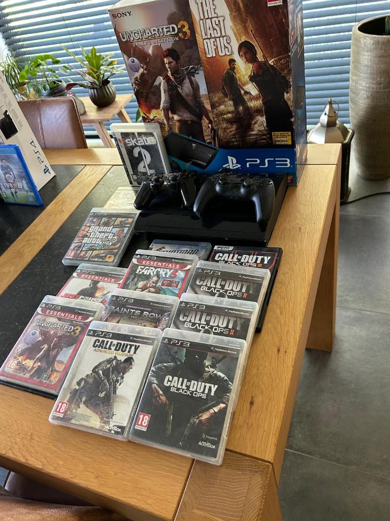 Playstation 3 Black, Games en Spelcomputers, Ophalen, Phat, Zonder controller, 500 GB