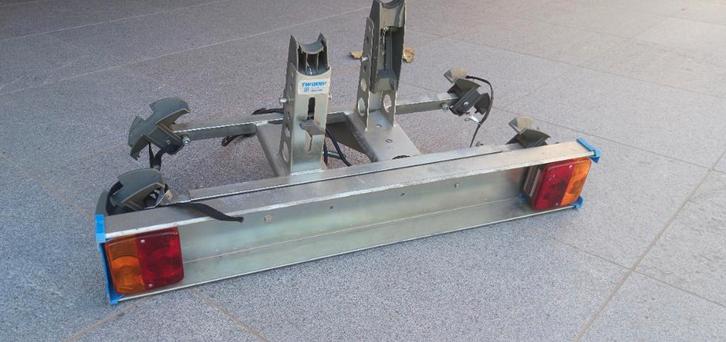 Fietsendrager, Autos : Divers, Porte-vélos, Comme neuf, Support d'attelage, 2 vélos, Pneus larges, Enlèvement