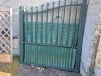 Vend barrière portail 2 battant fer forgé, Comme neuf, Fer, Porte du jardin, Avec portail