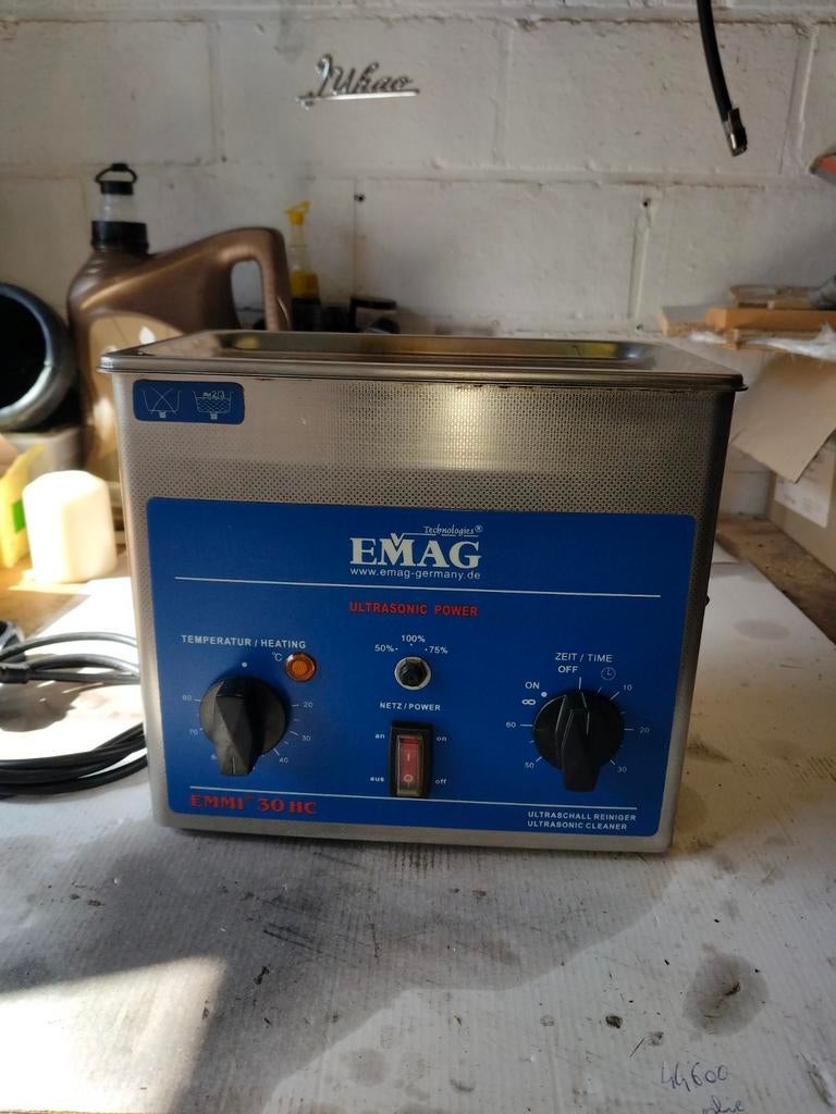 Emag Emmi-30HC Plus ultrasoonreiniger 3,2 liter, Ophalen of Verzenden
