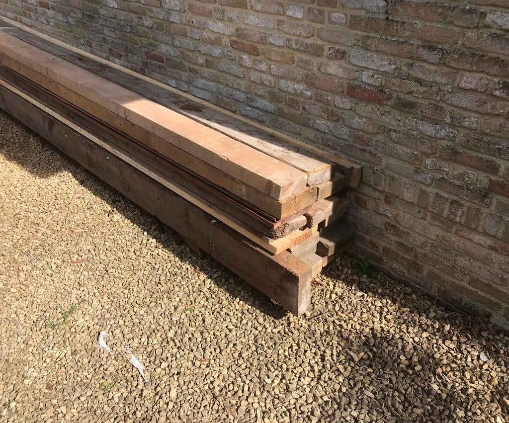 JUFFERS  PLANKEN  LATTEN, Doe-het-zelf en Bouw, Hout en Planken, Ophalen, Zo goed als nieuw