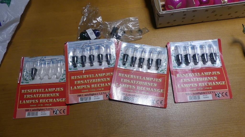 reservelampjes voor kerstverlichting, Ophalen, Nieuw