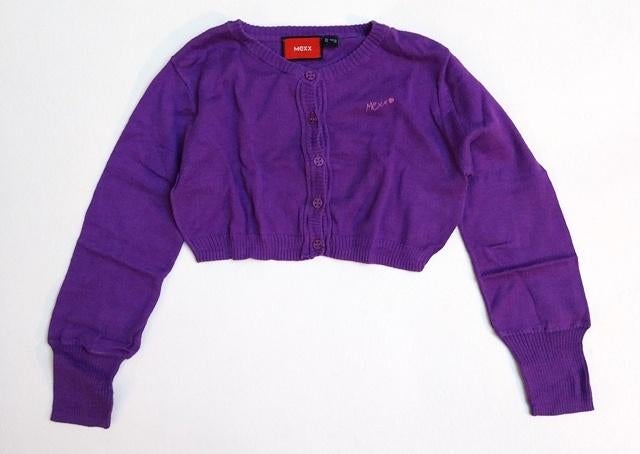 Stijlvolle paarse cache-coeur – maat 110 - 116, Mexx, Meisje, Trui of Vest, Ophalen of Verzenden