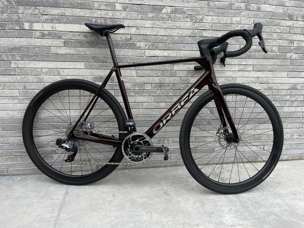 Orbea orca maat 56 wine red sram force/red 12 speed, Fietsen en Brommers, Carbon, Heren, Zo goed als nieuw, 53 tot 57 cm