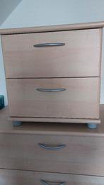 Table de chevet - hêtre, Enlèvement, Comme neuf, 45 à 65 cm, Moins de 55 cm