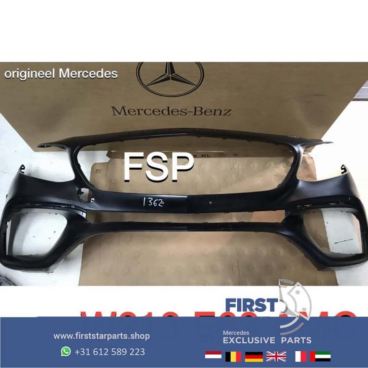 W213 E63 AMG VOORBUMPER ZWART Mercedes E Klasse 2016-2022 OR, Auto-onderdelen, Carrosserie, Bumper, Mercedes-Benz, Voor, Gebruikt
