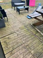 Houten terrastegels, Tuin en Terras, Ophalen, Terrastegels