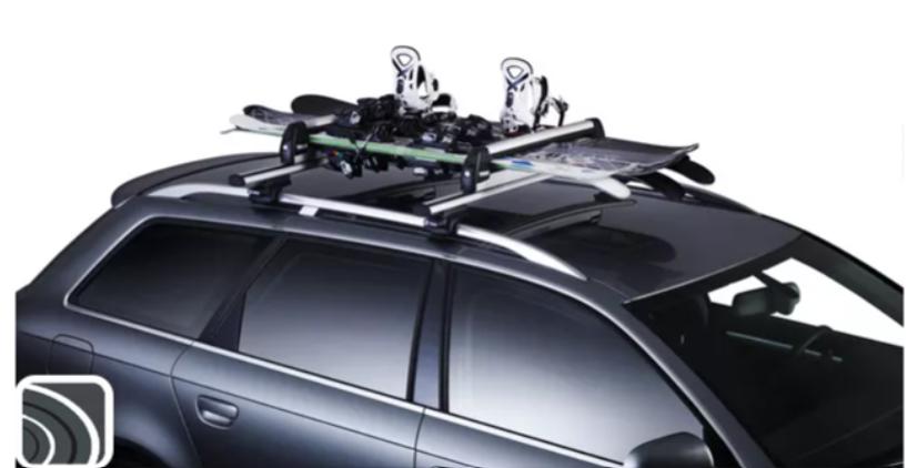 Skidragers uitschuifbaar Thule 732 6 ski's of 4 snowboards d, Auto diversen, Dakdragers, Nieuw, Ophalen of Verzenden