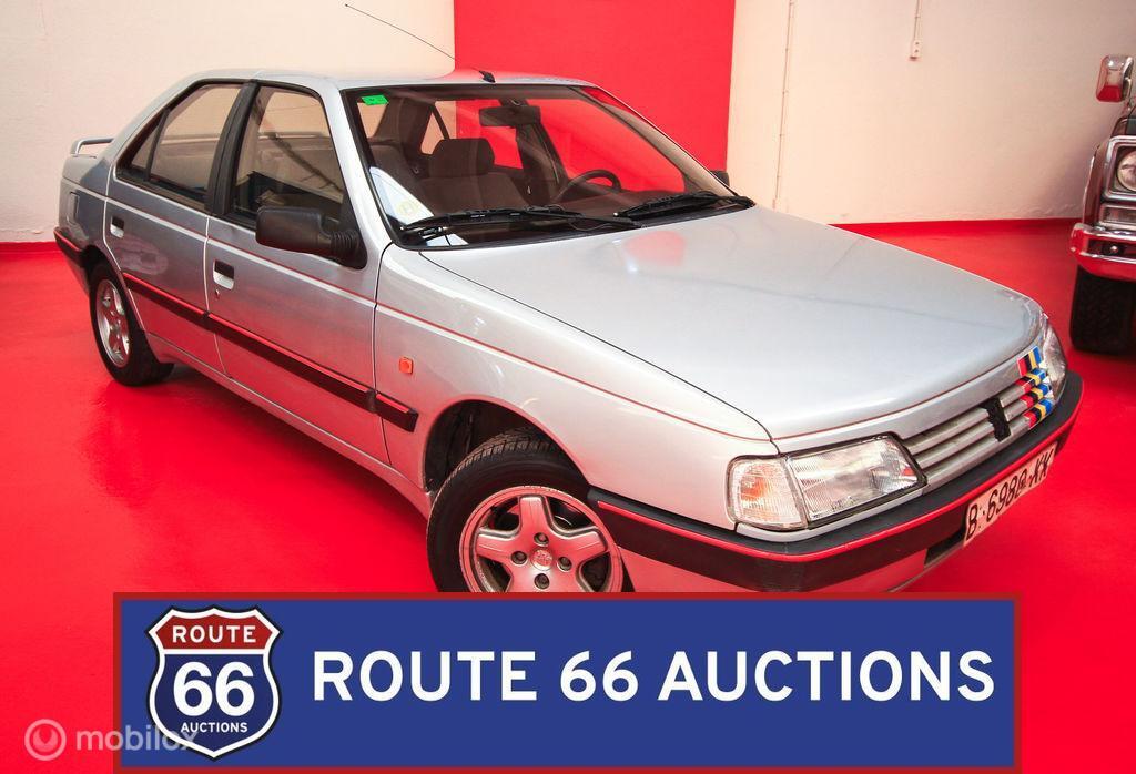 Peugeot 405 GR X4 | 1989 | Route 66 Auctions, Auto's, Oldtimers, Zwart, Bedrijf, Handgeschakeld, Overige carrosserie