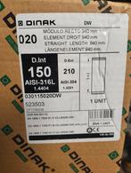 Diwak dubbelwandig rookkanaal recht element, Ophalen, Nieuw