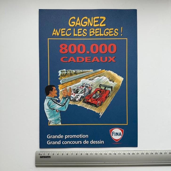 Graton : Michel Vaillant concours Fina 1996, Collections, Personnages de BD, Neuf, Livre ou Jeu, Autres personnages, Envoi