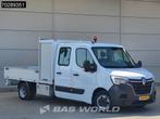 Renault Master 145PK Open Laadbak Dubbellucht 3,5t Trekhaak, Stof, Gebruikt, 4 cilinders, Wit