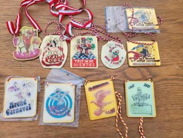 Verzameling medailles carnaval Tielt en arendcarnaval beschikbaar voor biedingen