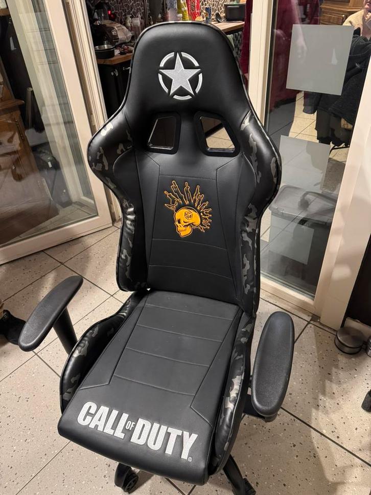 Fauteuil de jeu Call of Duty Vanguard, Maison & Meubles, Chaises de bureau, Comme neuf, Chaise de bureau, Noir, Chaise de bureau de gaming