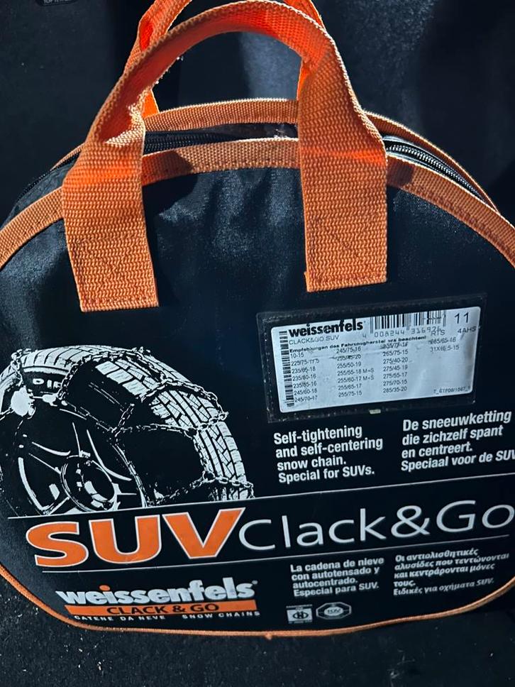Sneeuwkettingen voor grote wielen zoals SUV / VW ID4 …, Autos : Divers, Chaînes, Neuf, Enlèvement