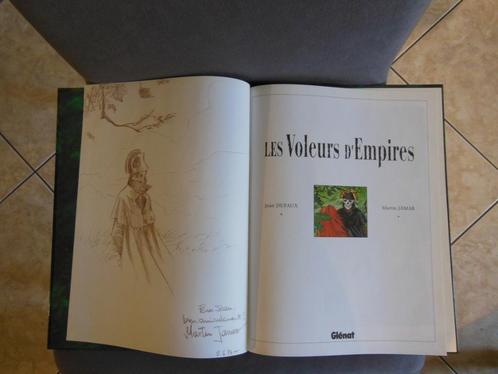 BD dédicacée Les voleurs d'empires 1 EO, Boeken, Stripverhalen, Gelezen, Ophalen of Verzenden