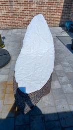 Rotan ligbed bladvorm, Ophalen, Zo goed als nieuw, Rotan, Verstelbaar