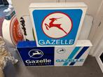 Gazelle fietsen reclame lichtbakken, Ophalen, Gebruikt, Lichtbak of (neon) lamp