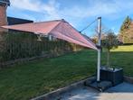 Parasol Anthraciet 3x3, Tuin en Terras, Ophalen, Gebruikt, Zweefparasol, Verstelbaar
