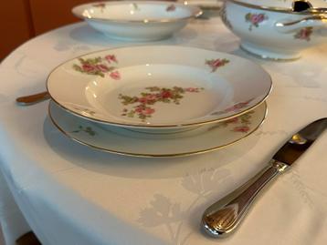 Limoges eetservies bloemmotief-72 delig-uitstekende staat beschikbaar voor biedingen
