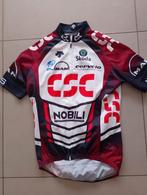 Vintage classic wielershirt csc nobili maat s 2007, Fietsen en Brommers, Fietsaccessoires | Fietskleding, Ophalen of Verzenden