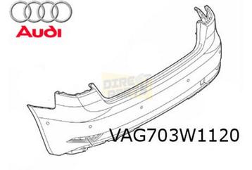 Audi A3 (6/16-) (3-drs) Achterbumper (Bij PDC) (GRU) Origine beschikbaar voor biedingen