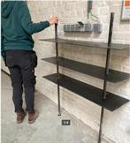 stalen zwart designer boekenrek, Huis en Inrichting, Ophalen, Gebruikt