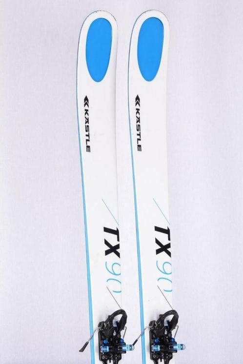 Skis de randonnée freeride de 184 cm KASTLE TX 90, bleu/blan, Sports & Fitness, Ski & Ski de fond, Utilisé, Skis, Autres marques