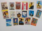 OLYMPISCHE SPELEN 17X STICKERS BIFI EN GEN.CHOCOLATE OLYMPIA, Verzenden
