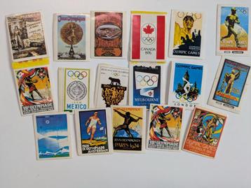 OLYMPISCHE SPELEN 17X STICKERS BIFI EN GEN.CHOCOLATE OLYMPIA beschikbaar voor biedingen