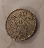 Spanje, 50 peseta's Franco 1957 (58), Losse munt, Overige landen, Verzenden